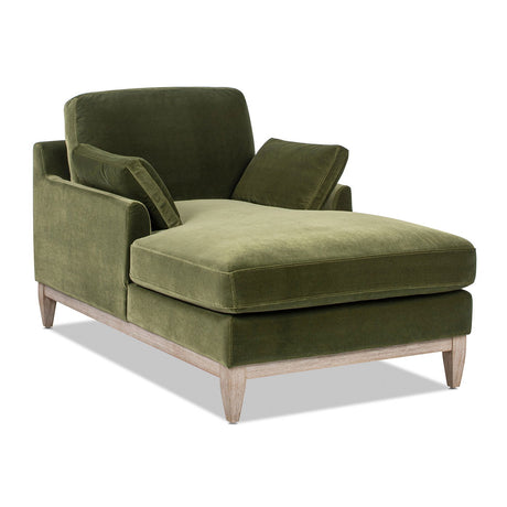 Pasadena - Modern Farmhouse Chaise Lounge Chair - Olive Green HouseOfZazla
