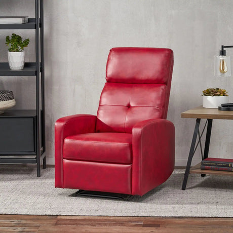 Contemporary Recliner Chair With Push Back Function HouseOfZazla