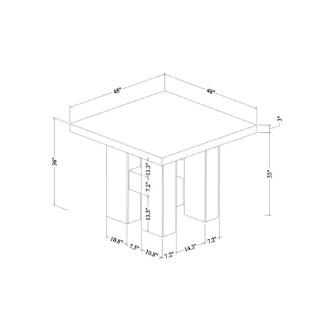 Mikha - Bar Table And Bar Stool HouseOfZazla