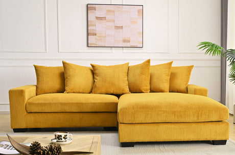 Luxe - Oversized 2 Piece Sectional Couches For Living Room, L Shaped Sofa With Chaise HouseOfZazla