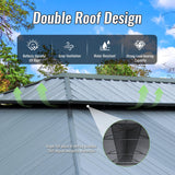 14'x20' Hardtop Gazebo with Resin Roof