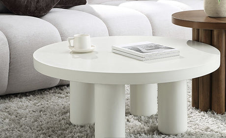 Loanna White Coffee Table HouseOfZazla