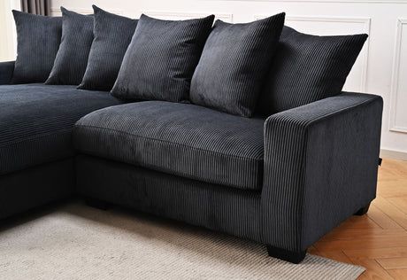 Luxe - Oversized 2 Piece Sectional Couches For Living Room, L Shaped Sofa With Chaise HouseOfZazla