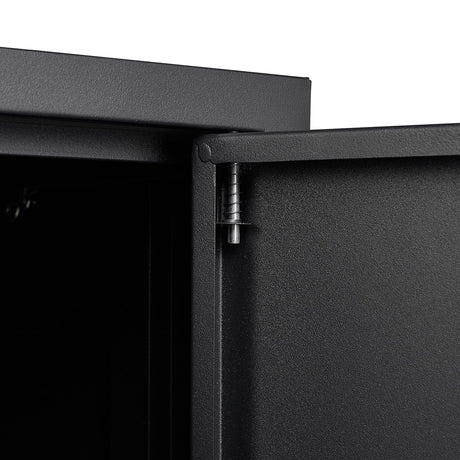 Metal Storage Cabinet With Locking Doors And Adjustable Shelf, Folding Filing Storage Cabinet, Folding Storage Locker Cabinet For Home Office, School, Garage HouseOfZazla