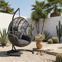 42 Extra Wide U-Base Hanging Egg Chair with Cushion HouseOfZazla