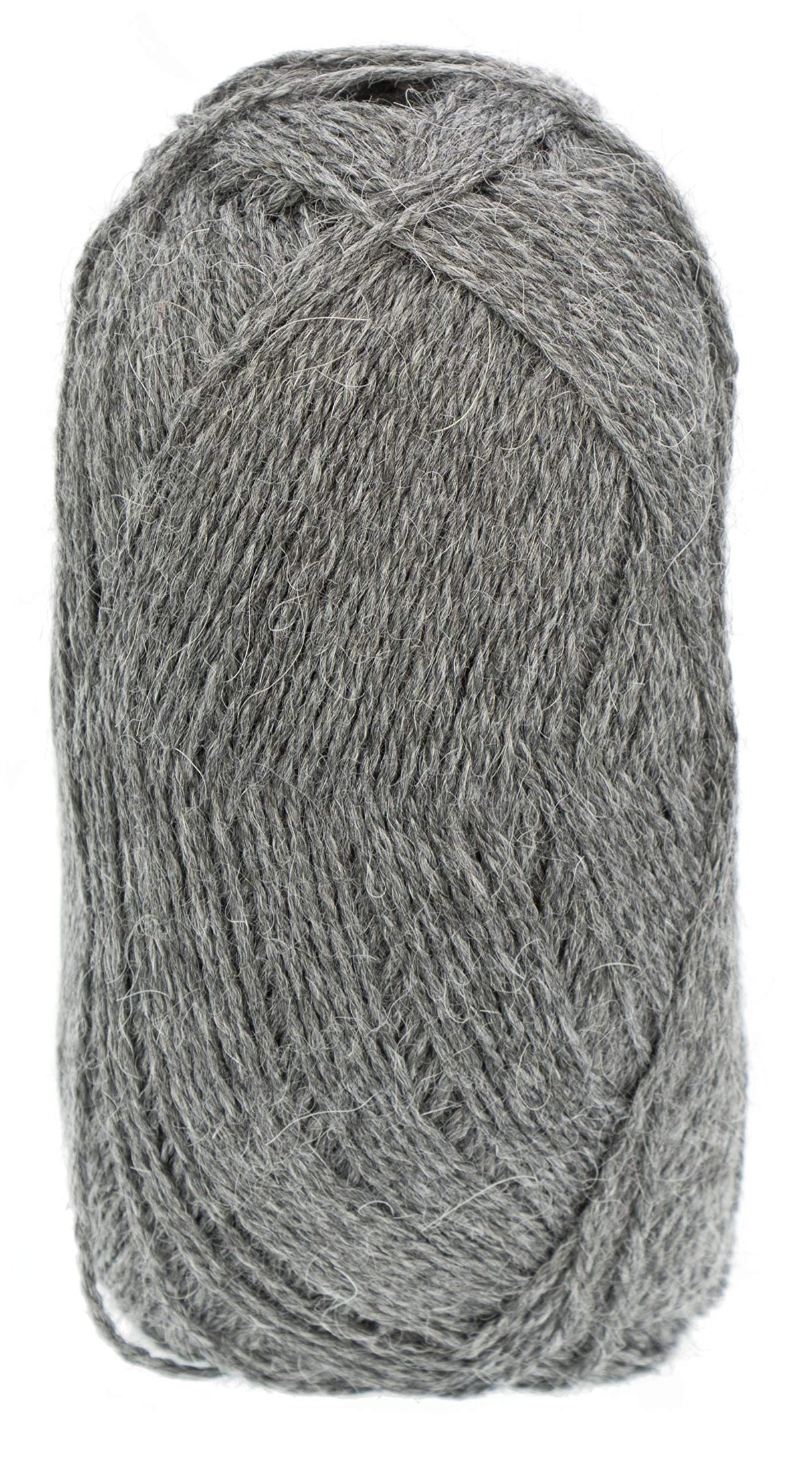 (3 Small Gorgeous Skeins) Alpaca Yarn Blend Umayo [657 Yards Total], #2 Fingering (Grey) AndeanSun