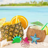 30 Piece Unfinished Wood Cutouts Ocean Animals Wooden Kid DIY Craft Art , Octopus, Whale, Dolphin, Seahorse, Fish (3.9 X 0.1 Inch) WoodArtSupply