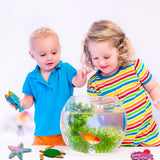 30 Piece Unfinished Wood Cutouts Ocean Animals Wooden Kid DIY Craft Art , Octopus, Whale, Dolphin, Seahorse, Fish (3.9 X 0.1 Inch) WoodArtSupply