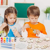 30 Wooden Magnet Painting Craft Kit, Paint Your Own Easter Art and Craft Supplies WoodArtSupply