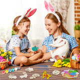 30 Wooden Magnet Painting Craft Kit, Paint Your Own Easter Art and Craft Supplies WoodArtSupply