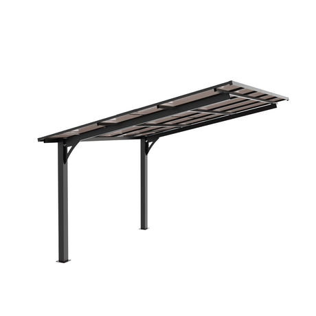 10x10FT PC Roof Carport with Galvanized Steel Frame and Sloped Roof HouseOfZazla
