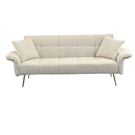 Convertible Double Futon Sofa Bed With Folding Armrests For Living Rooms HouseOfZazla