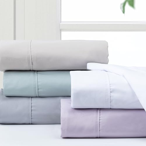 Pointehaven Bedding Full Bed Sheet Set- 4 Pieces Bedding- 100% Polyester Microfiber- Super Soft Easy Care Bed Linen Set - Breathable, Deep Pockets, Extra Soft (Full Daisy) Pointehaven
