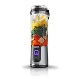 Ninja BC151BK Blast Portable Blender, Cordless, 18oz. Vessel, Personal Blender-for Shakes & Smoothies, BPA Free, Leakproof-Lid & Sip Spout, USB-C Rechargeable, Dishwasher Safe Parts, Black Ninja