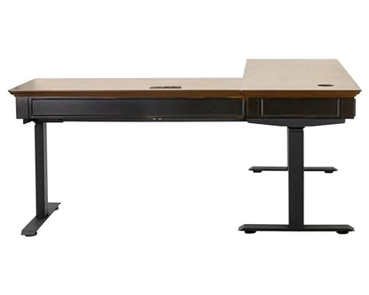 Martin Furniture Desk, Black - WoodArtSupply