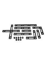 Laser Engraver Fence Kit for Galvo Lasers – 8 Piece Fixture & Guide Set with 6mm Bolts, Fits 25mm Pattern Tables Generic