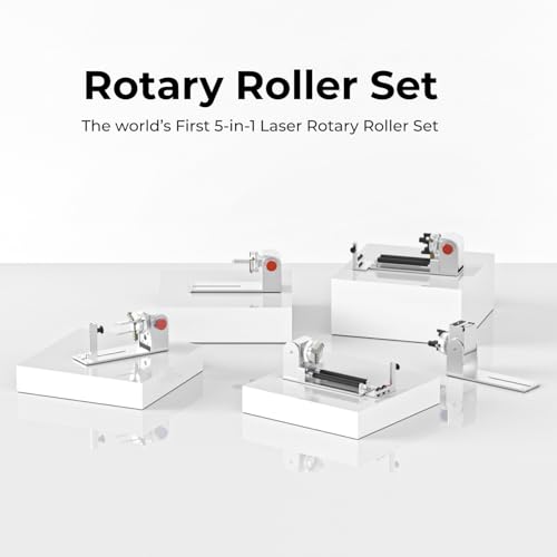 TOOCAA 5-in-1 Rotary Roller Set For Engraving Cylindrical Objects TOOCAA