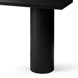 Maven Lane Lana Contemporary Rectangular Accent Console Table for Small Spaces and Front Door Entrance Hallway in Refined Black Finish Maven Lane