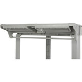 Ironton 500-Lb. Capacity 2 Tray Utility Cart, Maintenance-Free Structural Foam Construction Cargo Pushcart, Scratch Resistant, Easy to Clean Service Ironton