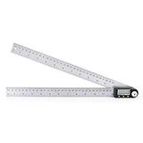 Delgada Digital Angle Ruler and Stainless Steel Digital Angle Finder or Digital Protractor with Zeroing and Locking Function Battery Included 12Inches/300mm Delgada