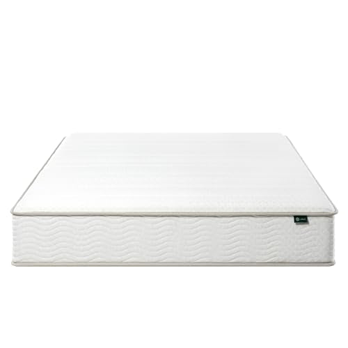 ZINUS 10 Inch Foam and Spring Hybrid Mattress [New Version], Queen, Fiberglass Free, Medium Firmness, Durable Support, Certified Safe Foams & Fabric, Mattress in A Box