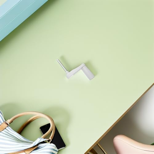 NAMOARLY 2pcs Manual Crank for Desk and Table, Replacement Crank Handle, High-Strength Silent Operation for Workbench Window and Standing Desk White NAMOARLY