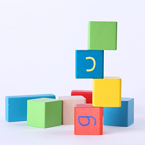 SINJEUN 8 Pack 2.75 Inch Wooden Cubes, Natural Unfinished Wooden Block, Natural Solid Wood Cube Block for Puzzle Making, DIY Projects, Home SINJEUN