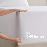 Nestl King Sheet Set - Luxury 1800 Ultra-Soft Microfiber King Bed Sheets - Double Brushed - Deep Pockets - Easy Fit - 4 Piece Set - Bedding Sheets & Pillowcases (King, White)