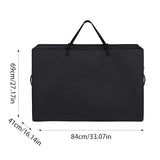 shgsgWK Folding Mattress Storage Bag, Heavy-Duty Foldable Waterproof Dustproof Carrying Case for Memory Foam Tri-Fold Mattress, Futon, Topper (Black) shgsgWK