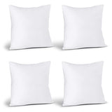 Utopia Bedding Throw Pillows (Set of 4, White) – 18 x 18 Inches Down Alternative Pillows for Bed, Sofa, and Couch - Fluffy Decorative Stuffer Pillow for Indoors & Outdoors Utopia Bedding