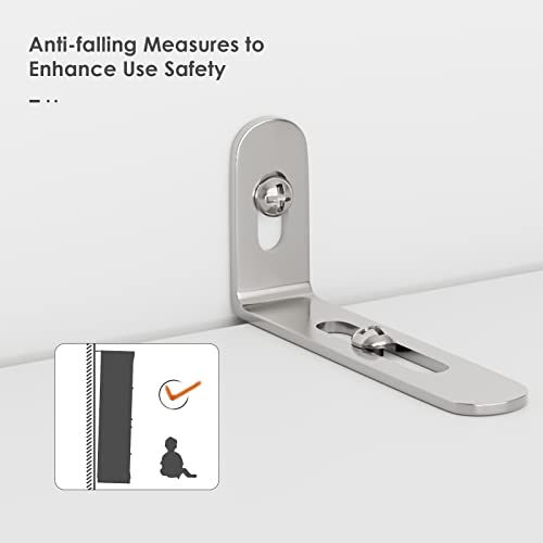 FOTOSOK 72" Utility Pantry Storage Cabinets for Kitchen, Dining Room, Living Room, White , Freestanding Cupboard with 4 Doors, Drawer, 4 Shelves FOTOSOK