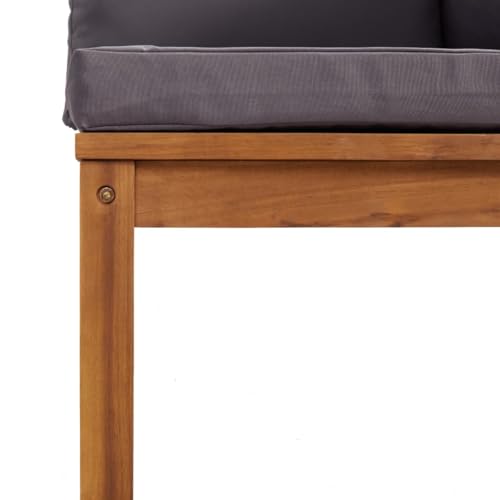 HEFZGDB 11 Piece Patio Lounge Set with Cushion Solid Acacia Wood Outdoor Patio Furniture Set Outdoor Table and Chairs Outdoor Patio Furniture Suitable for Decks, patios, Gardens. HEFZGDB