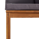 HEFZGDB 11 Piece Patio Lounge Set with Cushion Solid Acacia Wood Outdoor Patio Furniture Set Outdoor Table and Chairs Outdoor Patio Furniture Suitable for Decks, patios, Gardens. HEFZGDB