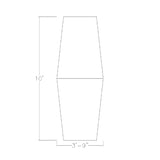 10 Person Hexagon Shaped Modular Conference Table with Power & Data | Matte Black Metal T-Bases | Scratch-Resistant | Harmony Series Meeting Tables for Offices | Natural Eucalyptus – 10 Ft SKUTCHI DESIGNS INC.