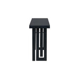 Knocbel 59" Long Entryway Console Table Wooden Entrance Hallway Foyer Sofa Couch Table, 170lbs Weight Capacity, Easy Assembly (Black 59") Knocbel