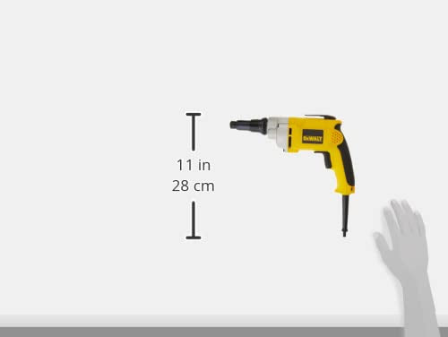 DEWALT Drywall Screw Gun, Variable Speed Reversible, 6.5-Amp (DW267), 0.25 - WoodArtSupply