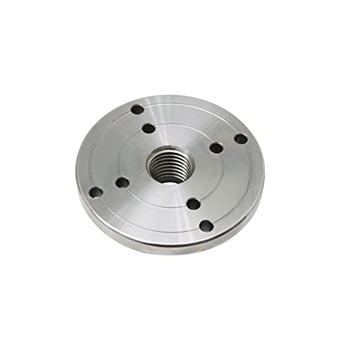 3d 4 "inch 100mm Wood Lathe Chuck Faceplate M33 X 3.5/1 Inch X 8TPI Thread Flange Faceplate Woodworking Turning Tools Accessories(1inch X 8TPI) SanmeiLi