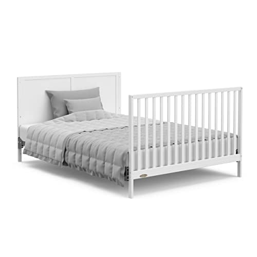 Graco Melrose 5-in-1 Convertible Crib with Drawer (White) Graco