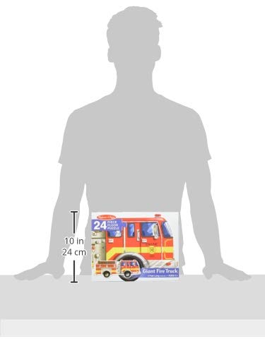 Melissa & Doug Giant Fire Truck Floor Puzzle 24 piece Melissa & Doug
