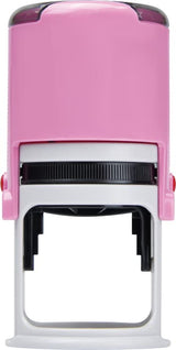 Corporate Kit (Pink) - Binder, Slipcase, Minutes & Bylaws, Stock Certificates, Index Tabs & Pink R-542 Self-Inking Corporate Seal Stamp Hubco