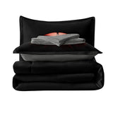 Leaflin Teenage Boy Bedding Sets Full Size 5 Pieces Basketball Comforter Set for Boys Bed in a Bag Set, Basketball Bedding Full, Red Black Leaflin