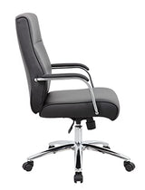 Boss Office Products (BOSXK Modern Executive Conference Chair, Black, B696C-BK Boss Office Products