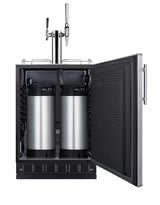 Summit 24" Nitro Cold Brew/Cold Brew Kegerator, Combination Dual Tap Kit, Stainless Steel- SBC7BRSCM2 Summit Appliance