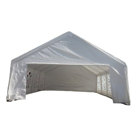 Large Heavy Duty Party Tent with Durable Steel Frame and Protection - Ideal for Weddings, Events, and Carports(20x30ft) BKNROIHB