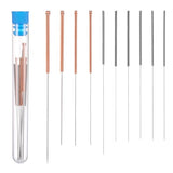3D Printer Nozzle Cleaning Needles, 10 Sizes 3D Printer Cleaning Tools Kit Stainless Steel Nozzle Cleaning Needles 3D Printer Cleaner Accessories (Diameter 0.15/0.2/0.25/0.3/0.35/0.4/0.5/0.6/0.8/1 MM) Mozeat Lens