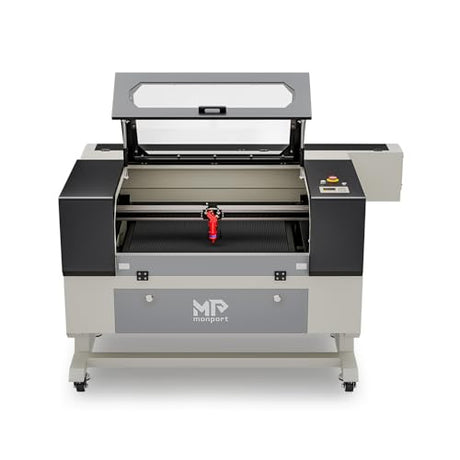 Monport 90W CO2 Laser Engraver, 20"x28" Lazer Engraving Cutting Machine with Autofocus Air Assist 4 Way Pass Bracket Commercial Laser Cutter for Wood Glass Acrylic More Monport