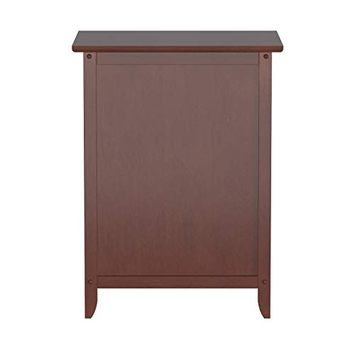 Winsome Wood Eugene Accent Table, Walnut, FURNITURE Winsome