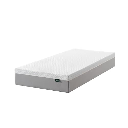 ZINUS 10 Inch Green Tea Essential Memory Foam Mattress [New Version], Twin, Fiberglass Free, Medium Feel, Breathable Airflow Memory Foam, Certified Safe Foams & Fabric, Mattress in A Box