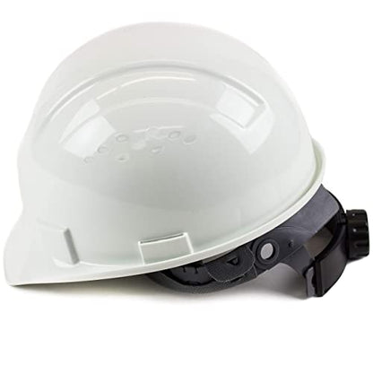 RK-HP14, Hard Hat Cap Style with 4 Point Ratchet Suspension, 1EA (White)