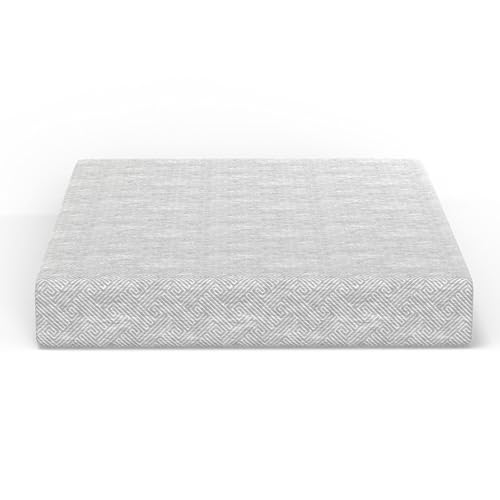 Elevon Heather Grey Memory Foam Mattress, 10 Inch King Size Mattresses with Memory Foam and Breathable Fabric, CertiPUR-US and Oeko-TEX Certifed, Bed-in-a-Box, Fiberglass Free